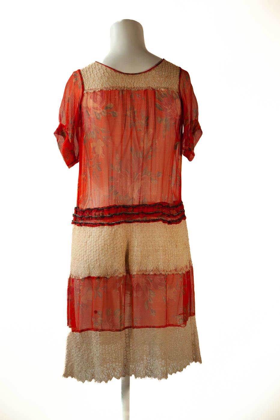 1920 chiffon dress