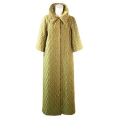 Grüner Saks Fifth Avenue Robe im Vintage-Stil