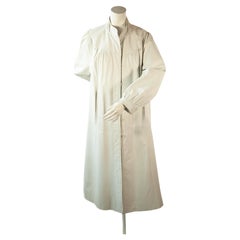 Very Vintage White Leather Coat Dress 