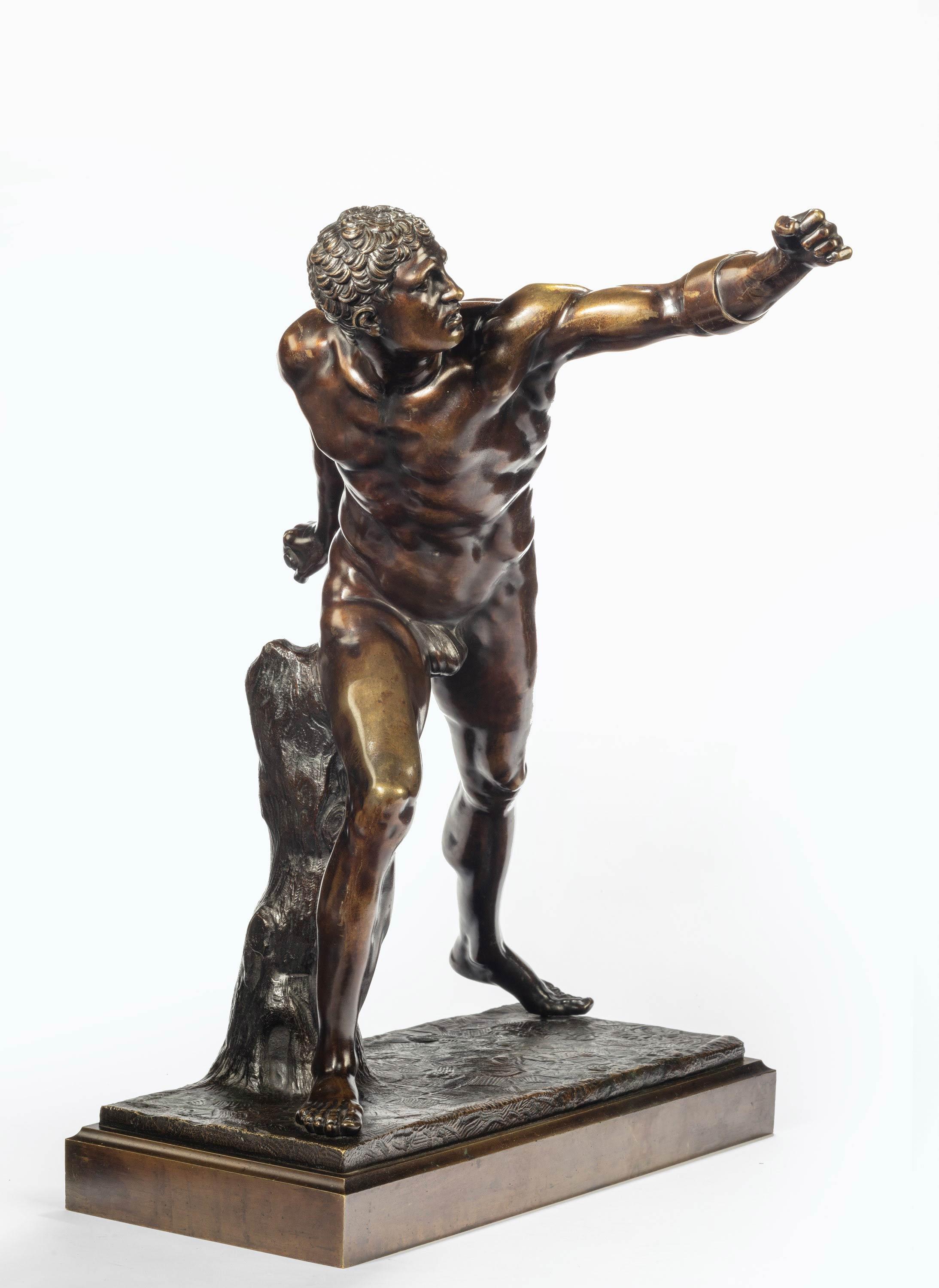 Very Well Cast 19th Century Bronze of a Gladiator 2
