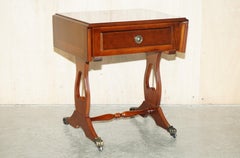 Very Well Made Vintage Extending Hardwood Side End Lamp Wine Card Table
