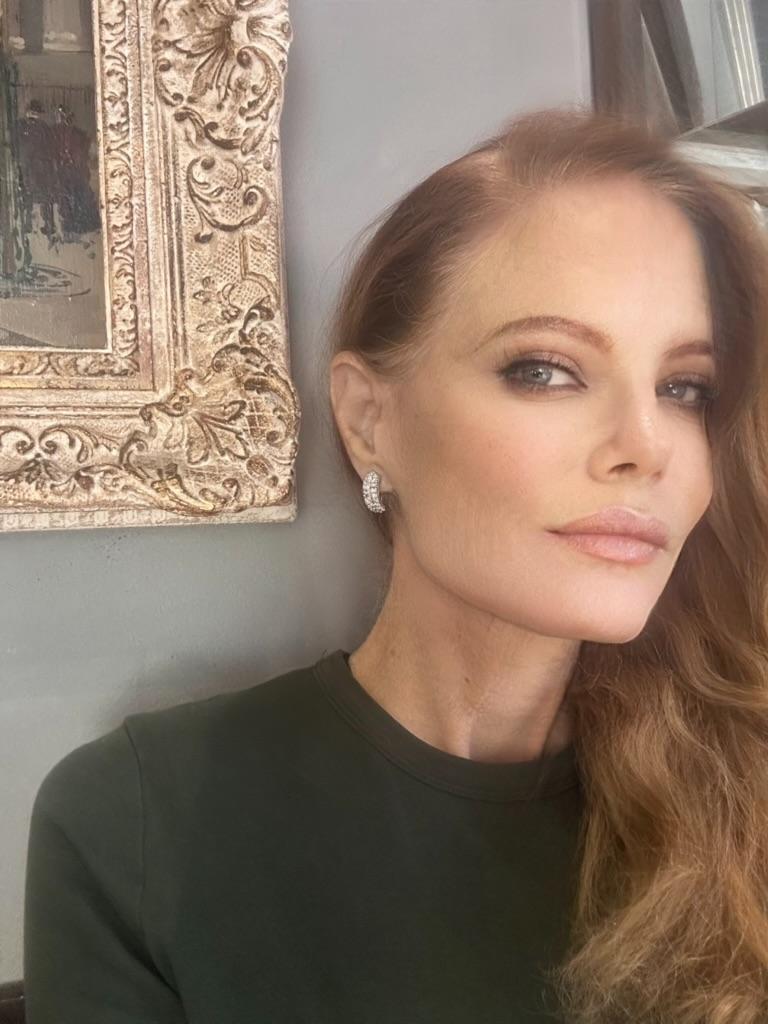 Fine diamond earrings pave set in 18K white gold. The 58 brilliant cut stones, set girdle to girdle which is a hallmark of fine pave setting, weigh an approximately weight of 2.75 cts. The fine brilliant cut diamonds are all well matched, near