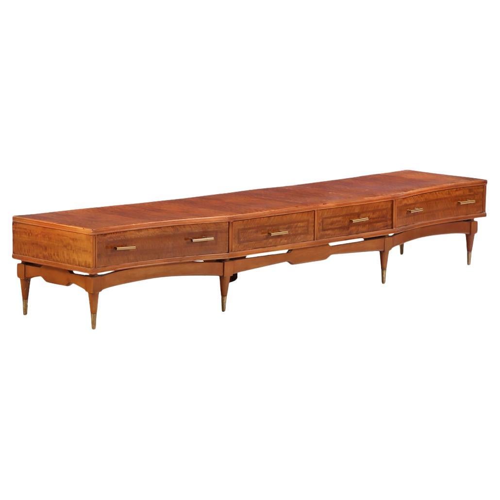 Very Wide Mid-Century Modern Low Dresser / Credenza, Mid 20th C. For Sale