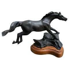 Bronzepferd "Gutternachts" von Treibholz