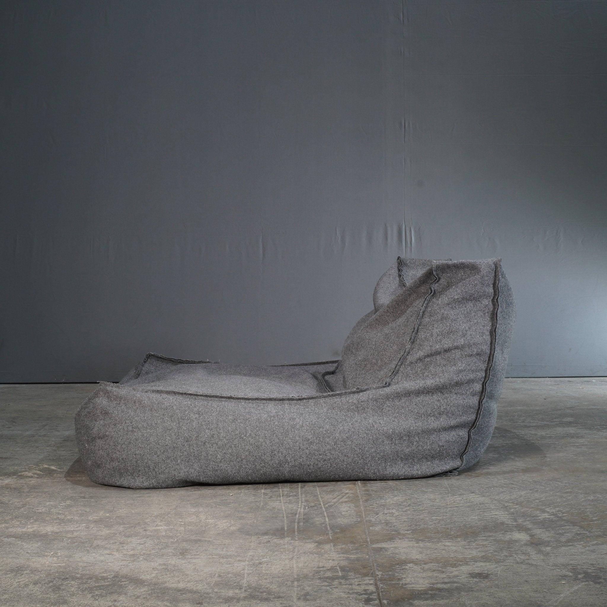 Fabric Verzelloni Zoe Grey Armchair by Lievore Altherr Molina