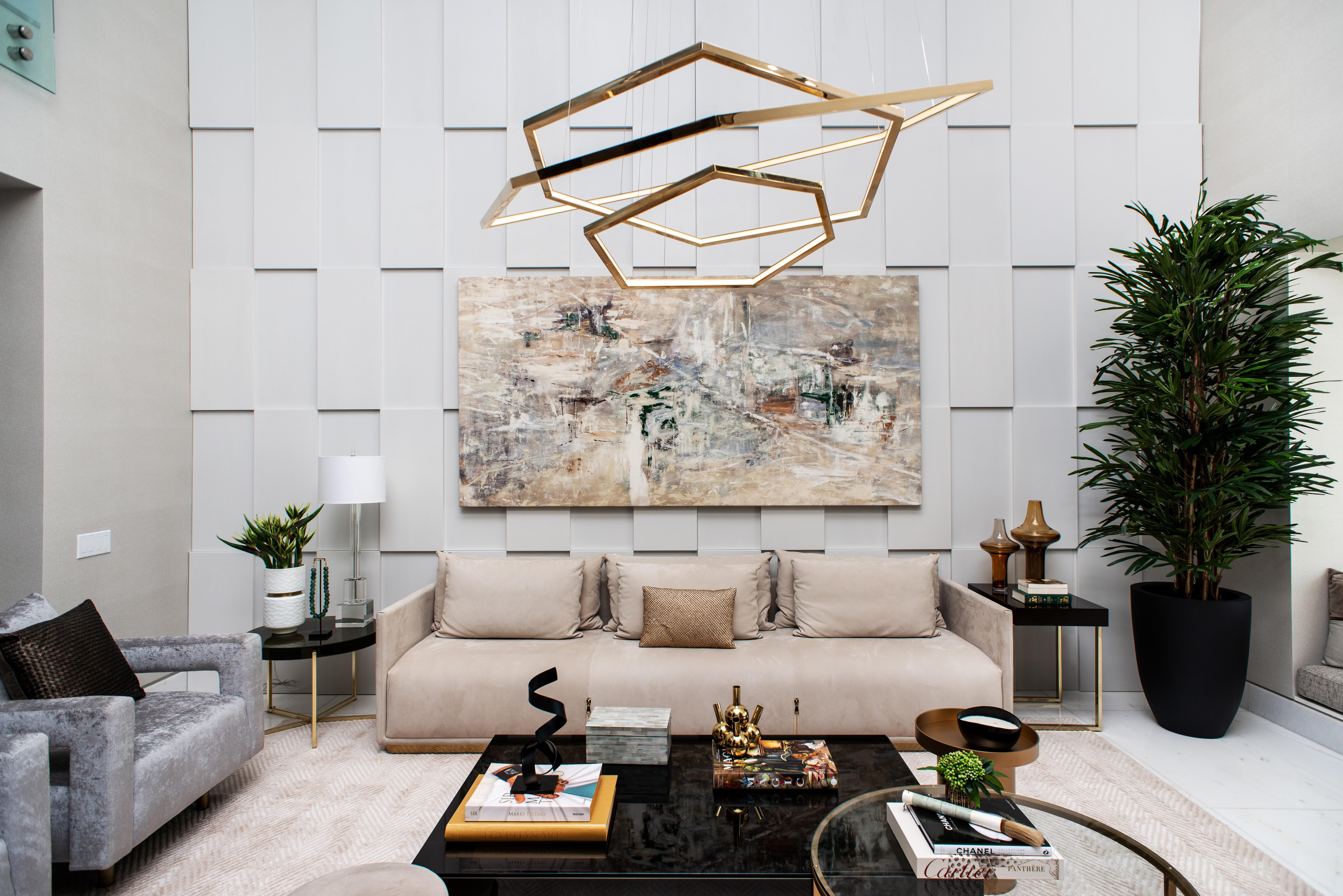 XXIe siècle et contemporain Lustre triple Vesanto par Cameron Design House en vente