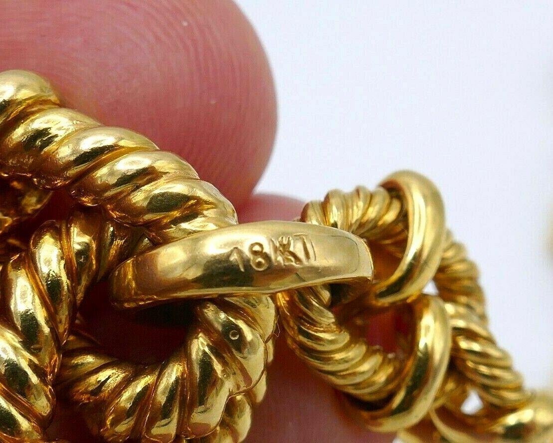 Ensemble collier et bracelet à chaîne en or jaune et corde Vesco, Italie 8