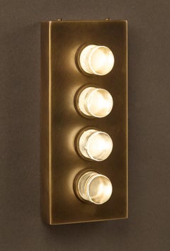 'Vesper' Solid Brass Wall Sconce by Bono Holt, Handcrafted in Los Angeles, 2026