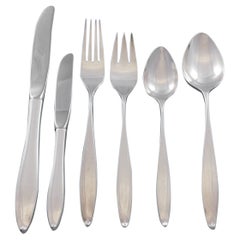Vespera by Towle Set di posate in argento sterling per 12 persone Servizio 86 pezzi Moderno
