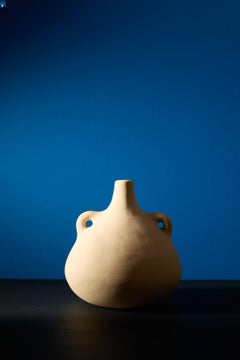 Vessel 01 in Natural Smooth Clay. Handmade by Jade Paton for Lemon