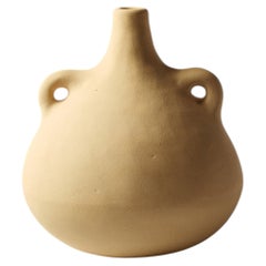 Vessel 01 in Natural Smooth Clay. Handmade by Jade Paton for Lemon