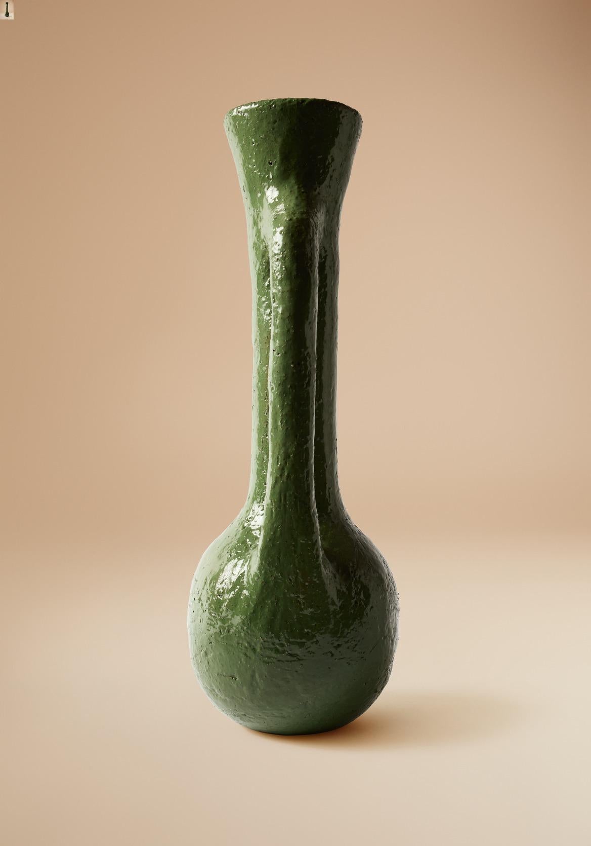 Vase 02 en argile de grès texturée. Fabriqué à la main par Jade Paton pour Lemon Neuf - En vente à Amsterdam, NL