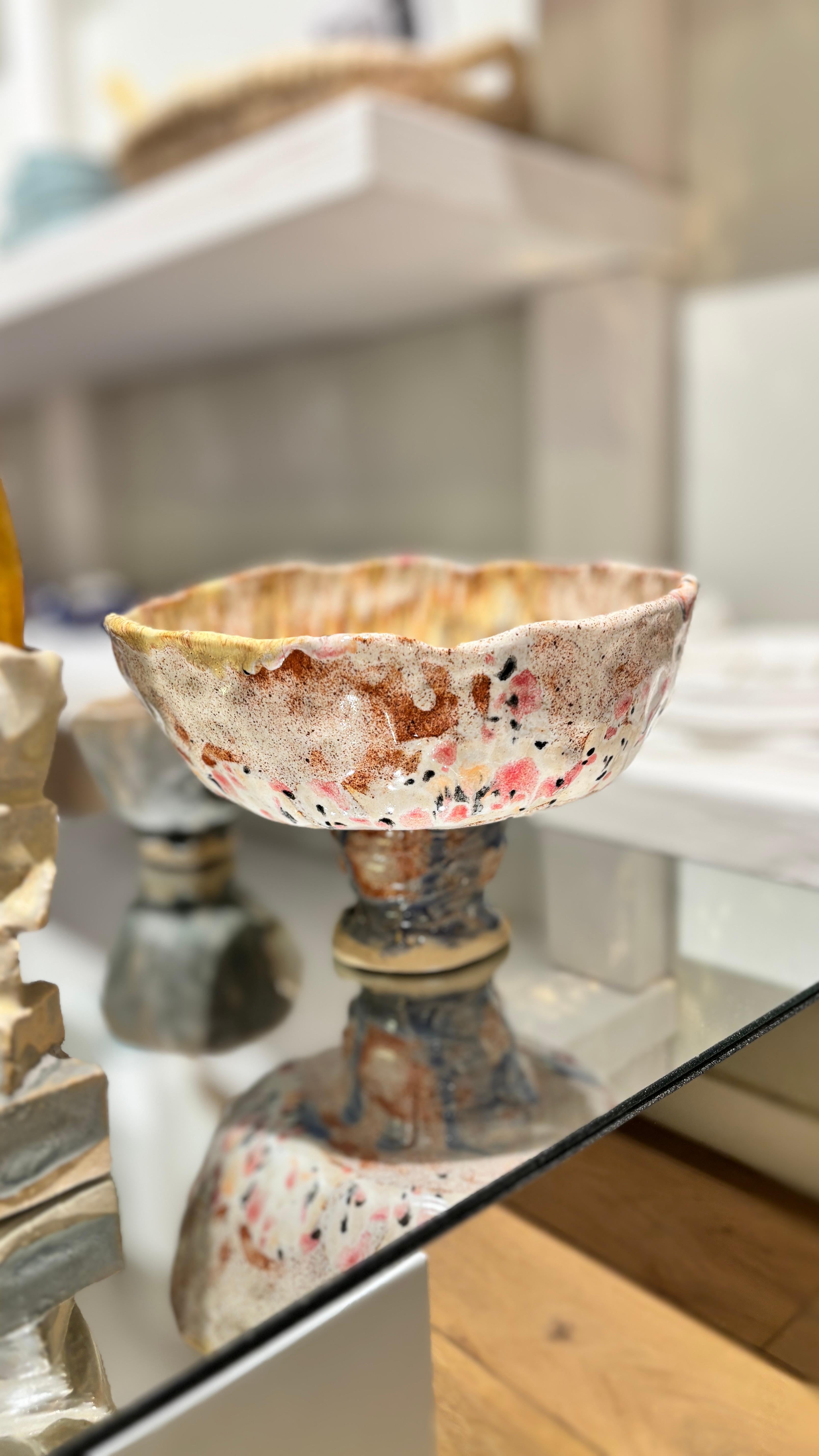 Grès porcellanato Vaso in gres in colori pastello in stile moderno in vendita