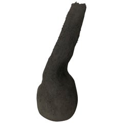 Vessel No 3 Handmade Black Stoneware Sculpture