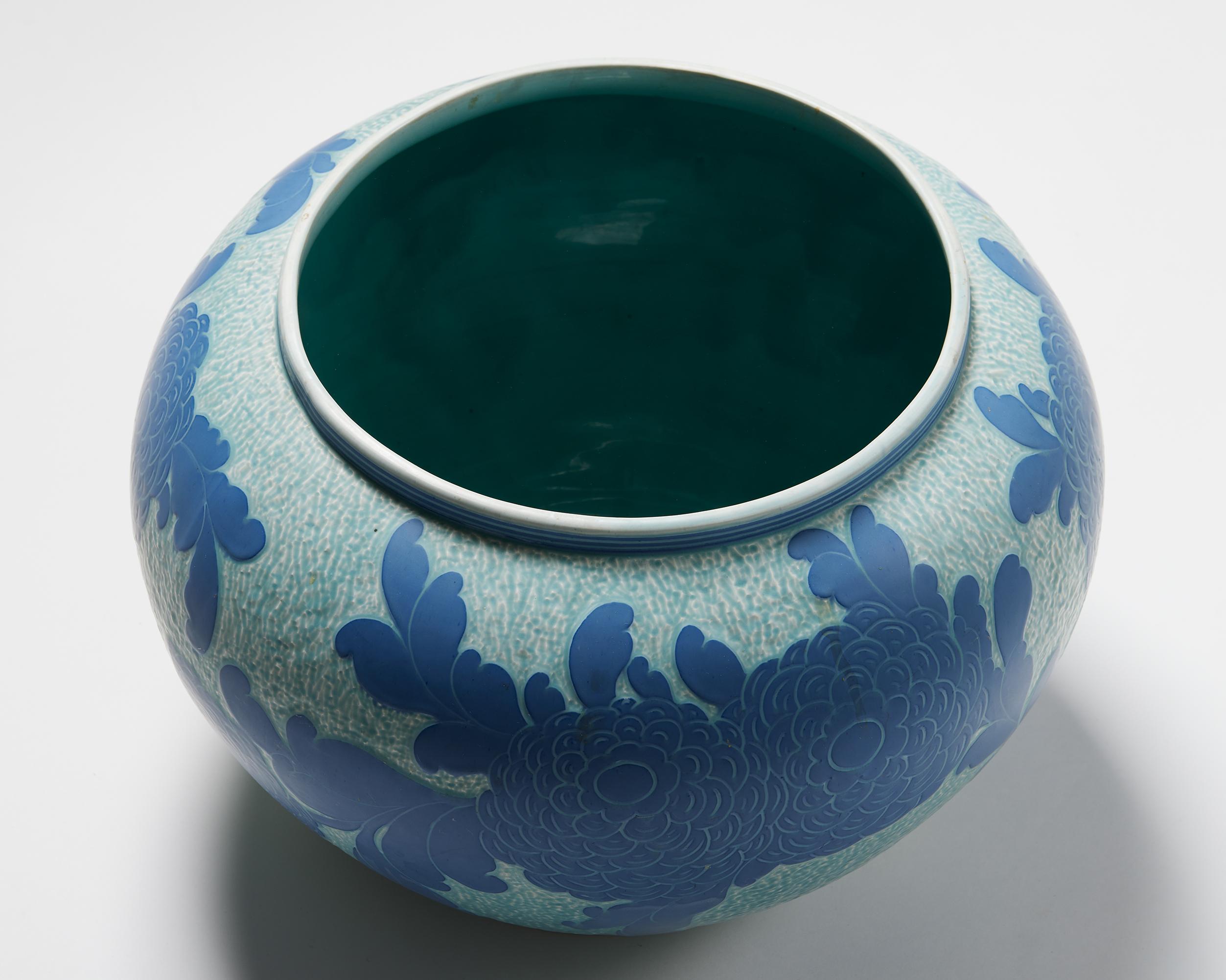 Vessel ‘Sgrafitto’ Designed by Josef Ekberg for Gustavsberg, Sweden, 1920s For Sale 1