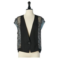 Vest made of two different fabrics Helmut LANG