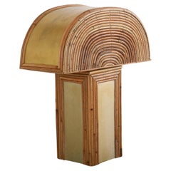 Vesta Rattan Table Lamp