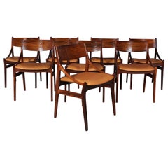 Vestervig Eriksen, Set of Eight Dining Chairs