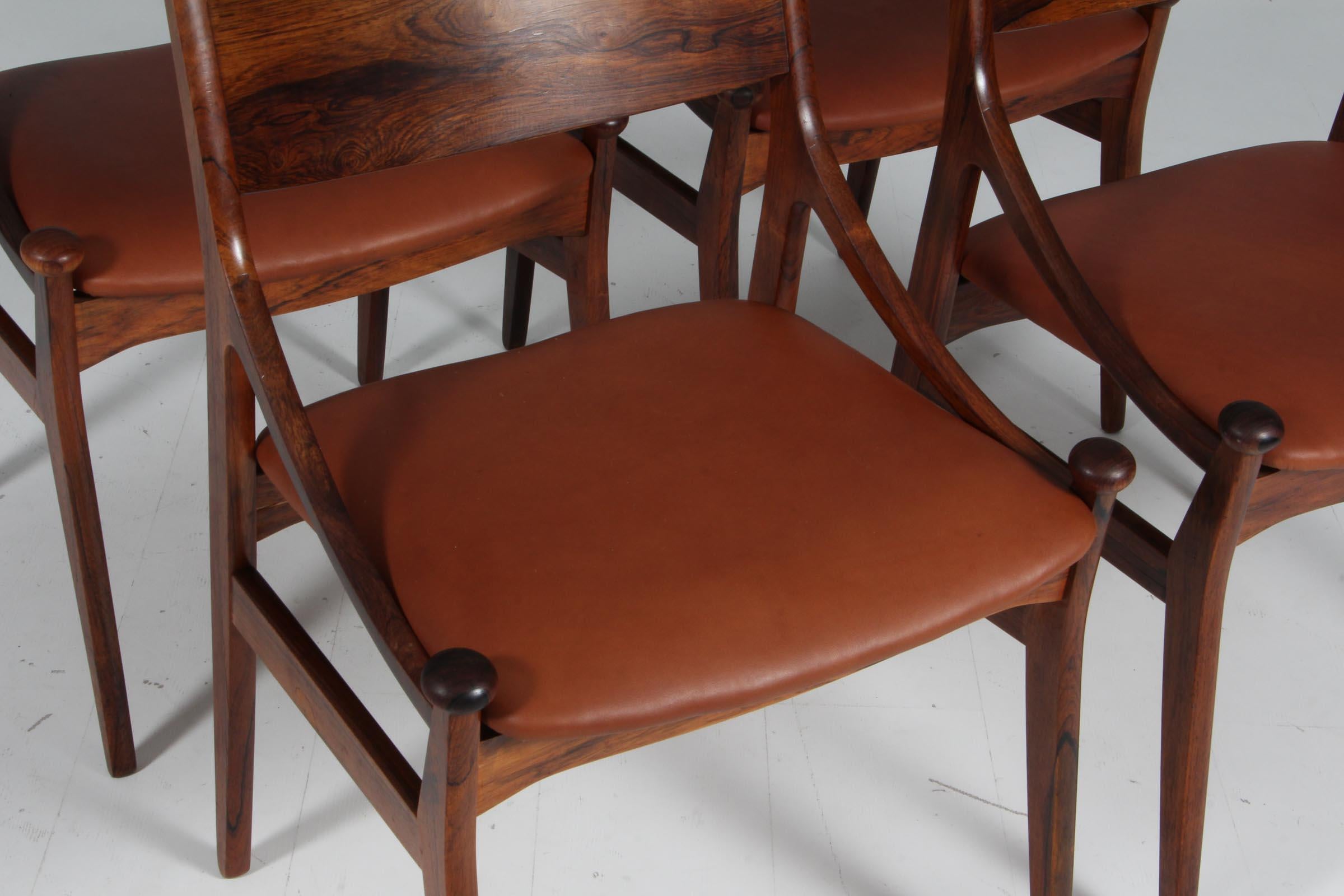 Vestervig Eriksen, Set of Four Dining Chairs In Good Condition For Sale In Esbjerg, DK