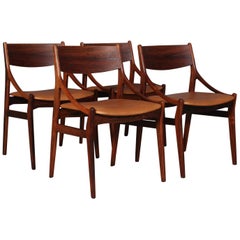 Vestervig Eriksen, Set of Four Dining Chairs
