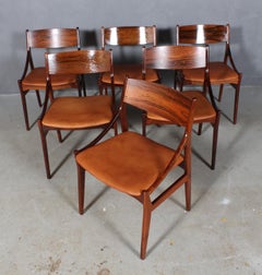 Vestervig Eriksen, Set of Six Dining Chairs