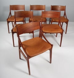 Vestervig Eriksen, Set of Six Dining Chairs