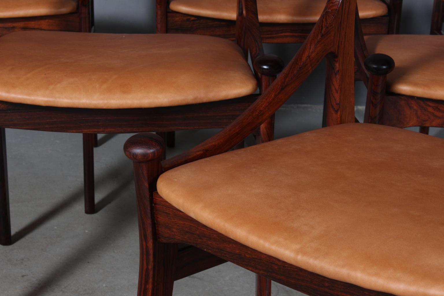 Vestervig Eriksen, Set of Six Dining Chairs In Excellent Condition In Esbjerg, DK