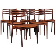 Vestervig Eriksen, Set of Six Dining Chairs