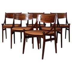 Vestervig Eriksen, Set of Six Dining Chairs