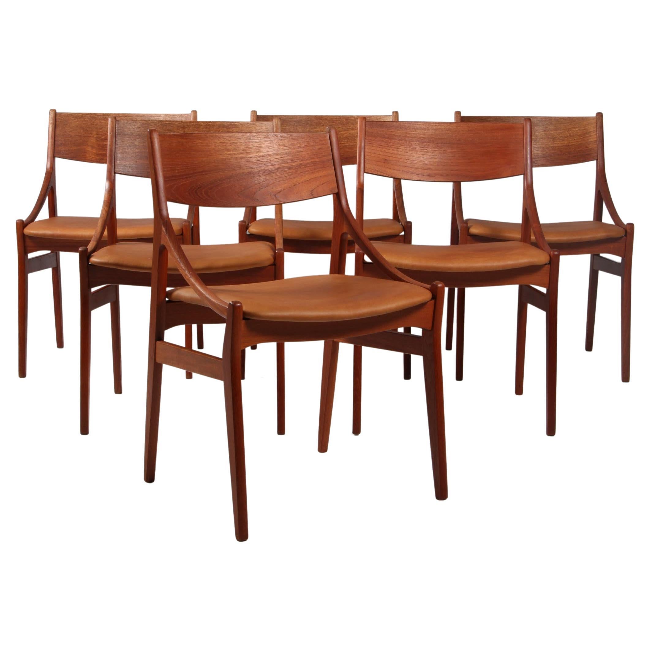 Vestervig Eriksen, Set of Six Dining Chairs