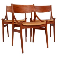 Vestervig Eriksen, Set of three Dining Chairs