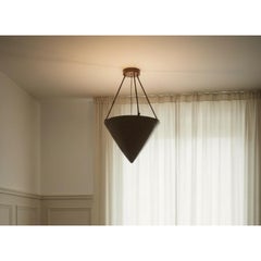 Vestigo Handcrafted Pendant Lamp in Glazed Stoneware Clay by Gazar Studio