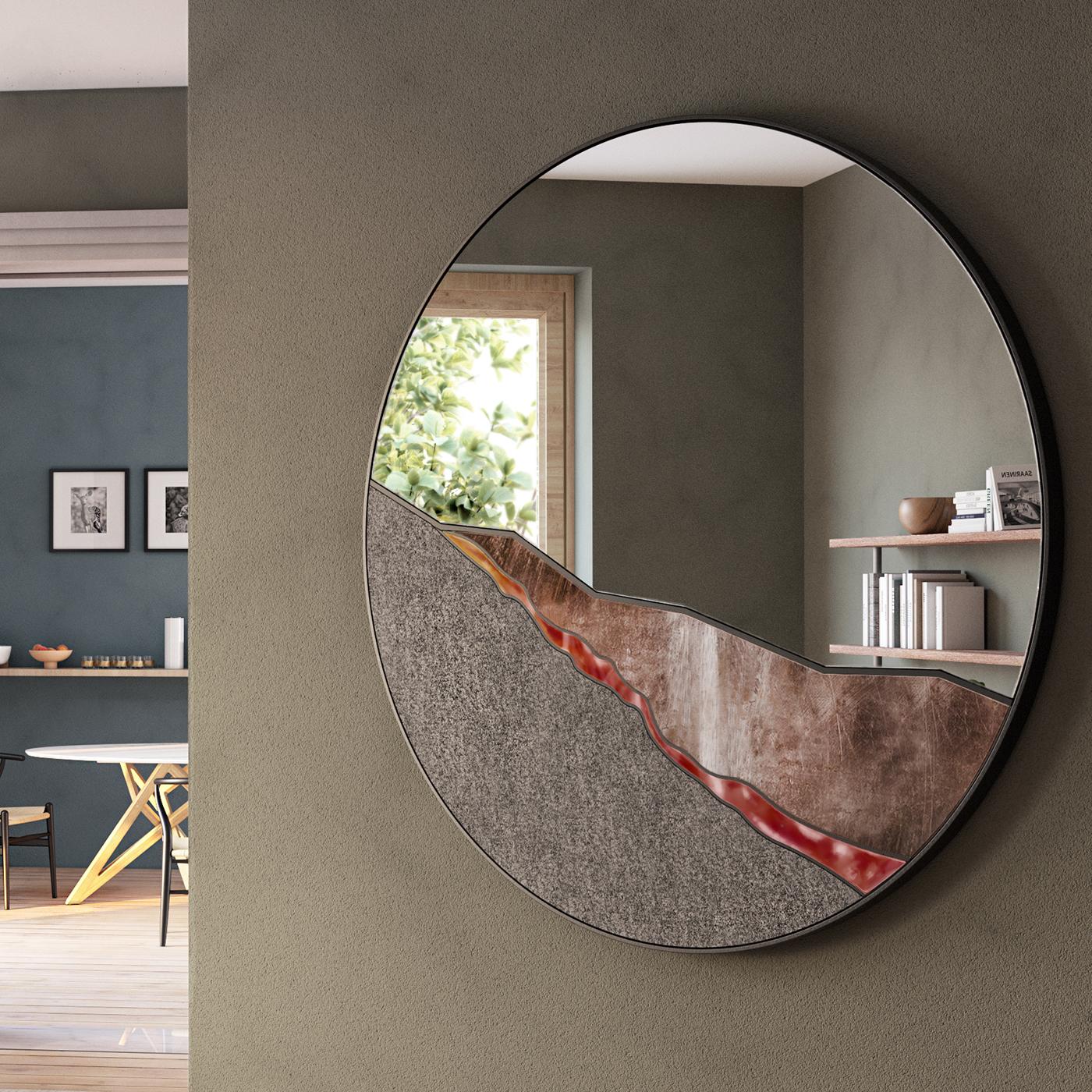 Vesuvius Mirror In New Condition For Sale In Milan, IT