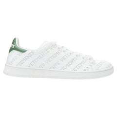 VETEMENTS 2018 Demna logo perforated leather Stan Smith low sneaker EU38