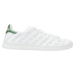 VETEMENTS 2018 Demna logo perforated leather Stan Smith low sneaker EU38