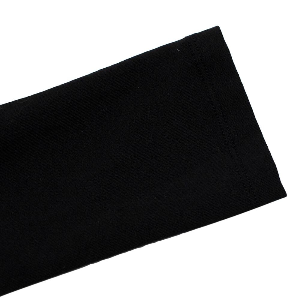 Women's or Men's Vetements Black Cotton blend Turtleneck Cut-out Top - Size M For Sale