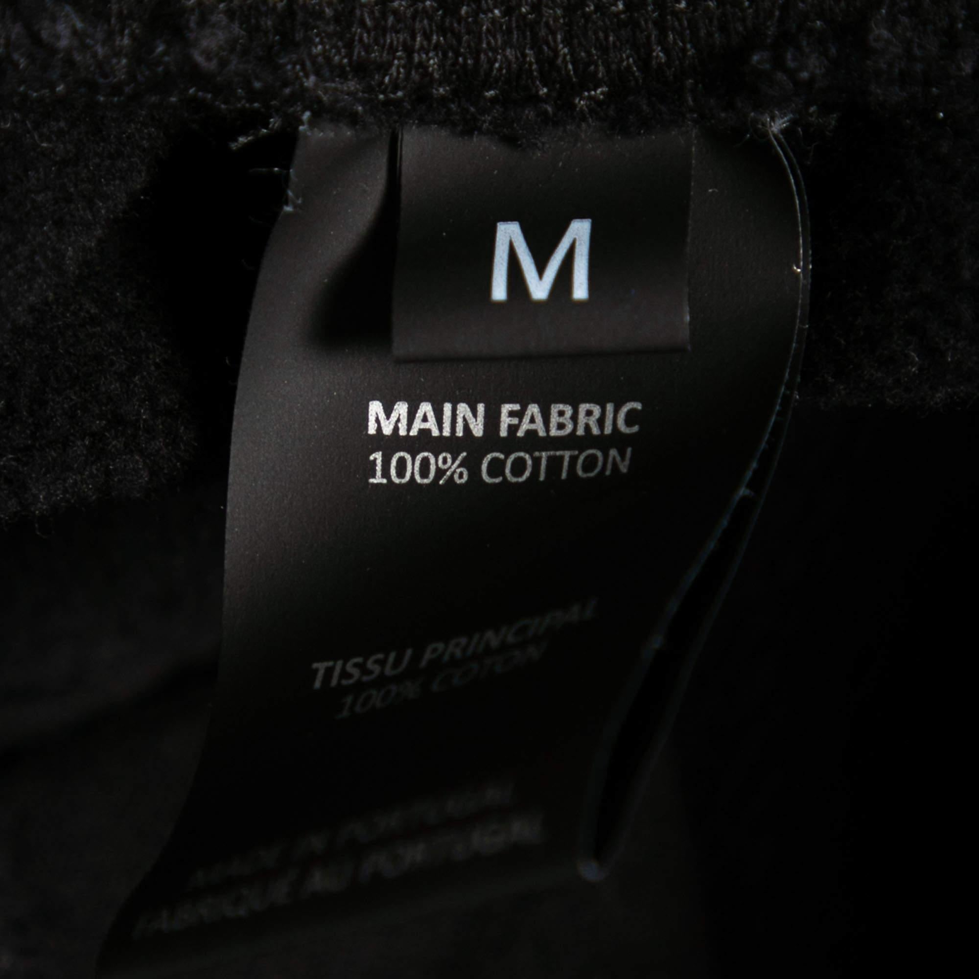 Vetements Black Cotton Printed Shorts M In Good Condition For Sale In Dubai, Al Qouz 2