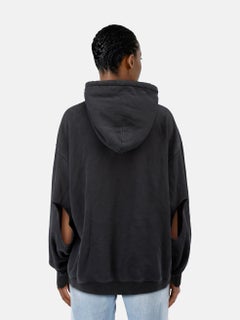 Vetements Black Logo Detail Hoodie Size S