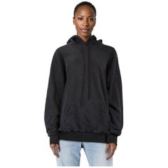 Vetements Black Logo Detail Hoodie Size S