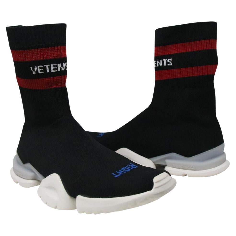 Vetements Black Reebok Socks Extremely Rare Men Mens Sneakers