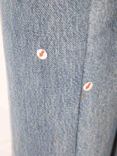 Vetements Blue Denim Deconstructed Jeans Size M