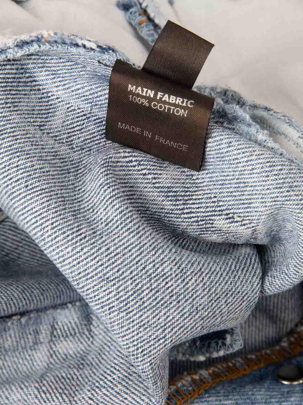 Women's Vetements Blue Denim Deconstructed Jeans Size M