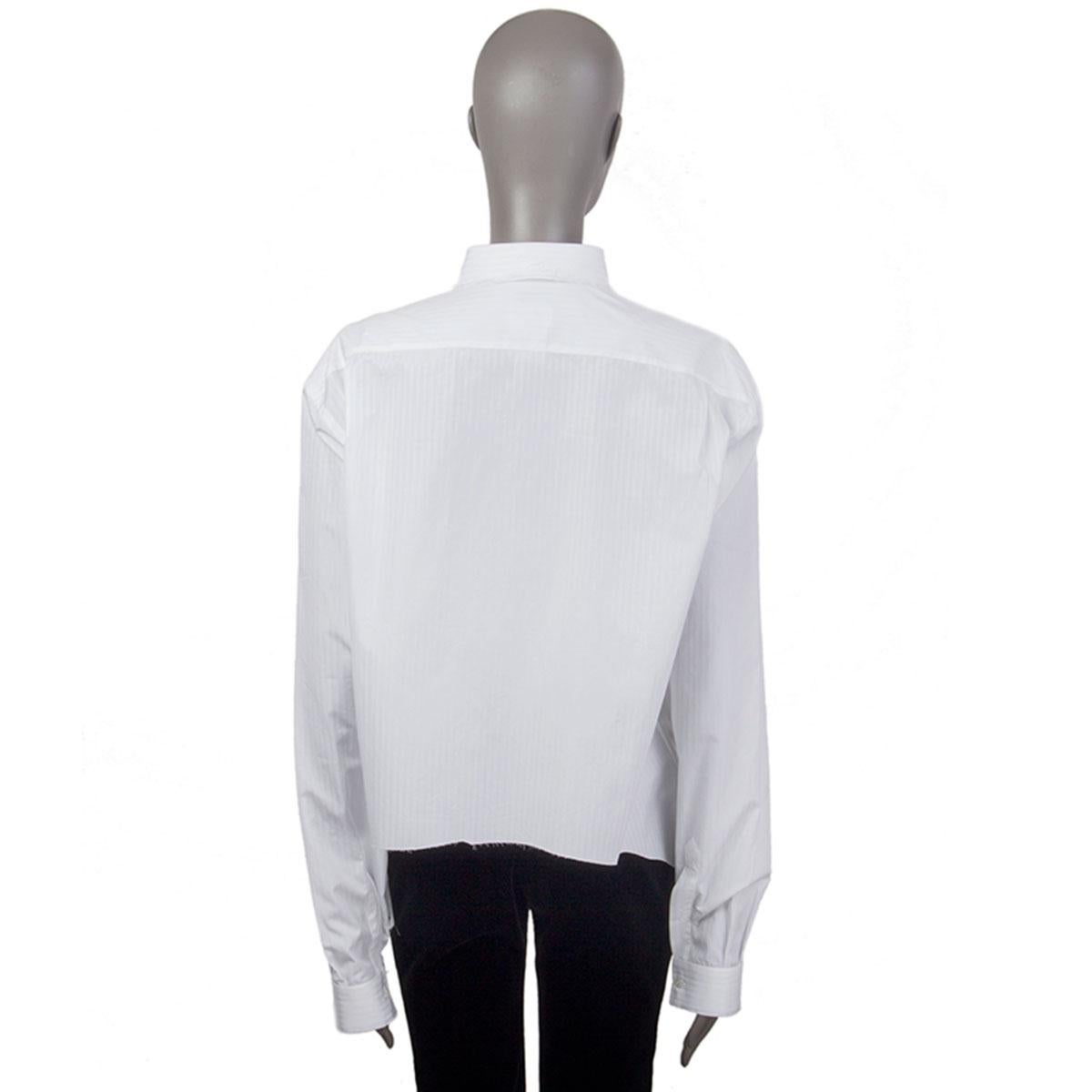 vetements white button up