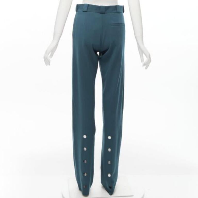 VETEMENTS Demna 2019 dark green cut out hole high waisted pants S
Reference: BSHW/A00052
Brand: Vetements
Designer: Demna
Collection: 2019
Material: Cotton
Color: Green
Pattern: Solid
Closure: Zip Fly
Extra Details: Back cutout eyelets at back of