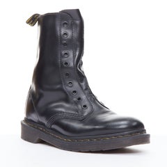 VETEMENTS DR MARTENS 2017 Border Line 1490 leather laceless combat boots EU38