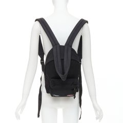 VETEMENTS EASTPAK 2017 black logos long strap mini backpack bag