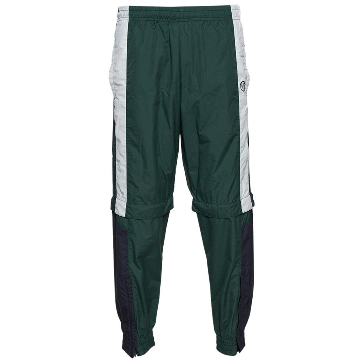 Vetements Green and Black Convertible Zip Off Track Pants XS For Sale at  1stDibs