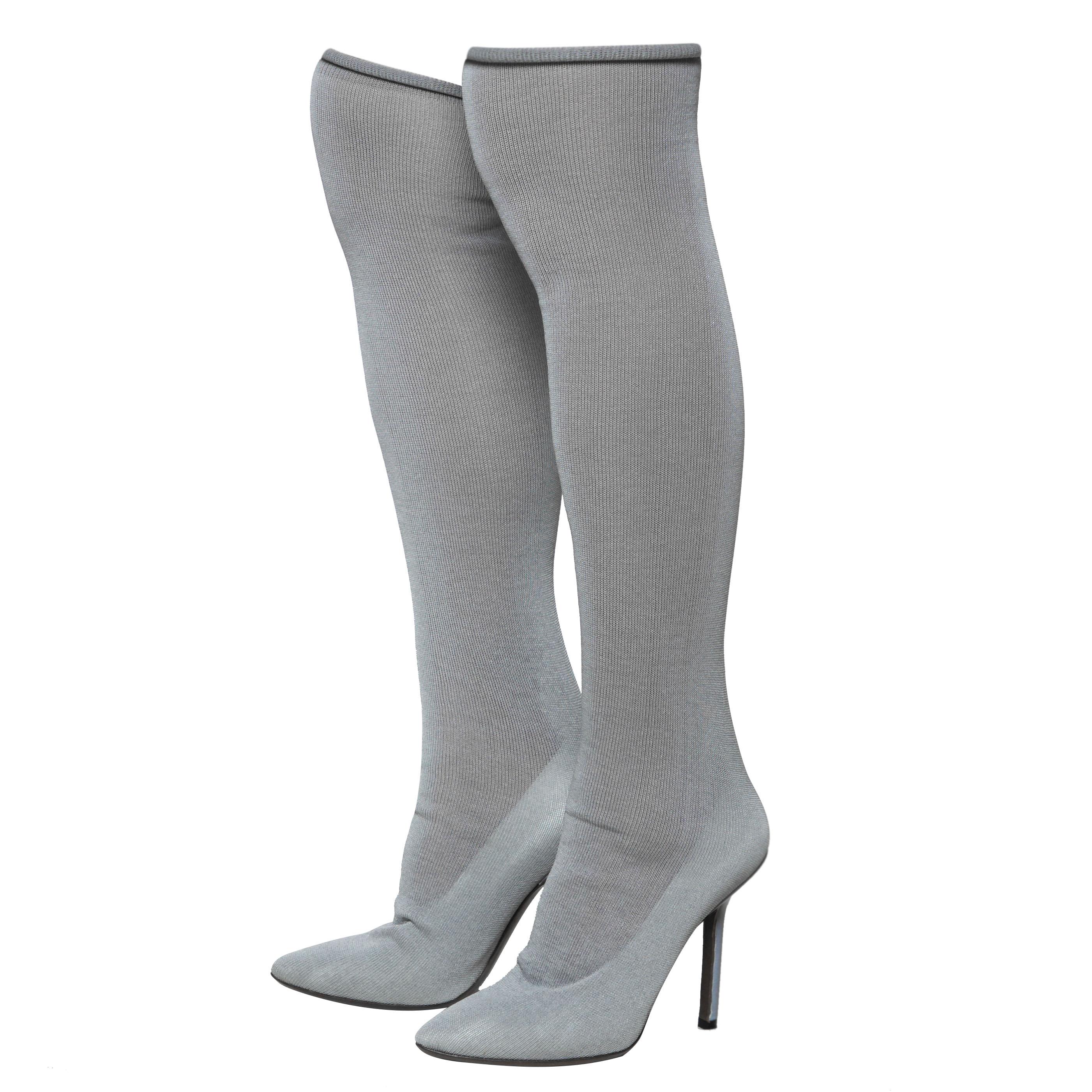 vetements knee high boots