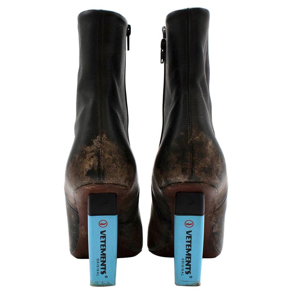 vetements highlighter heels