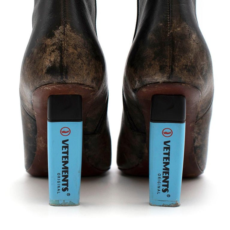 vetements highlighter heels